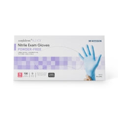 Confiderm 6.5CX Nitrile Exam Gloves - Powder-Free Chemo-Tested Extended Cuff (Blue, 12 Inch)