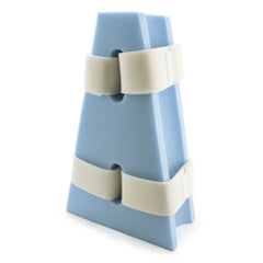 Hip Abduction Pillow - Foam Positioner with Hook and Loop Straps, Medium 15 x 22 Inch, Blue