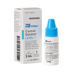 Blood Glucose Control Solution - Quality Check for Glucose Meters & Test Strips, 3.0mL