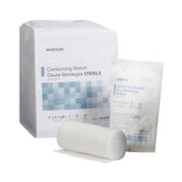 McKesson Conforming Stretch Sterile Gauze Bandage - Low-Lint Polyester Secondary Dressing Latex-Free Finished Edges