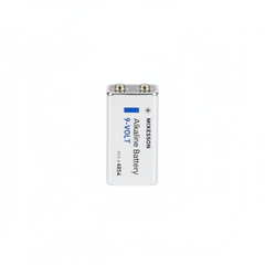 9V battery front view