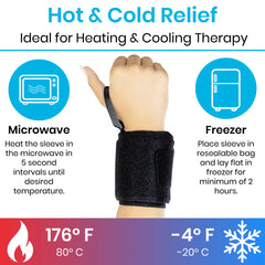 Hot and Cold Wrist Wraps