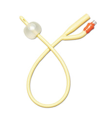 Medline 2-Way Silicone-Elastomer Coated Latex Foley Catheter - Premium Medical Grade Urinary Drainage System