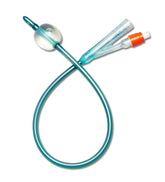 Medline Silver Touch 2-Way Foley Catheter - 100% Silicone with Antimicrobial Silver Ion Protection (14 Fr, 5cc Balloon)