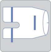 Medline Invisishield Mini C-Arm Surgical Drape - Clear Disposable Sterile Drape for Fluoroscan & OEC Mini C-Arms (54" x 63", Case of 20)