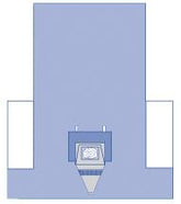 Craniotomy T Surgical Drape with Pouch - SMS Fabric Level 4 Barrier Protection