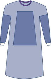 Medline Eclipse Surgical Gown with Reinforced SMS Fabric - AAMI Level 3 Protection
