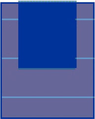 Sterile Three-Quarter Drape Sheet with Absorbent Reinforcement - 53" x 77" SMS Fabric