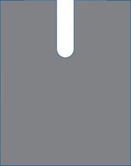 Medline Standard Large Film Surgical U-Drape - Sterile Polyethylene Medical Drape