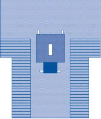 Medline Sterile Laparotomy Surgical Pack II - Complete Surgical Drape System (Case of 5)