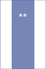 Medline Femoral Angio Drape 80 x 135 Inches - Premium SMS Surgical Drape (Case of 40)