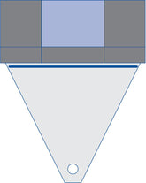 Underbuttocks Surgical Drape with Fluid-Control Pouch and Backing - Premium SMS Fabric - Case of 100