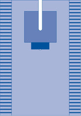 Medline EENT Sterile Split Drape, 78 x 121 Inch - Premium SMS Fabric for ENT Procedures
