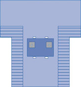 Medline Sterile Bilateral Limb T-Drape - SMS Fabric Surgical Drape 107x138x90 with Absorbent Reinforcement