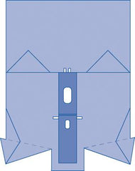 Abdominal Lithotomy Surgical Drape - Sterile SMS Fabric with Adhesive Fenestration, 100" x 131"