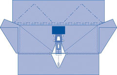 Sterile LAVH Surgical Pack - Poly-Reinforced Obstetrics/Gynecology Kit with Gowns & Drapes (Case of 4)