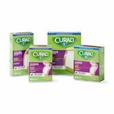 Curad Sheer Adhesive Bandages - Skin-Toned Wound Protection with 4-Sided Seal (Multiple Sizes Available)