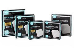 Optifoam Gentle Non-Bordered Silicone-Faced Foam Dressing - Waterproof Wound Care with Easy Repositioning