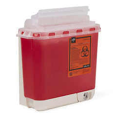 Medline Sharps Containers - Medical Waste Disposal with Multiple Lid Options (8-12 Gallon)
