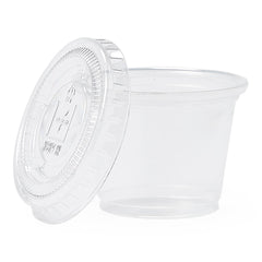 Clear Plastic Souffle Portion Cups - Medical Grade Disposable Containers (1oz, 2oz, 4oz)