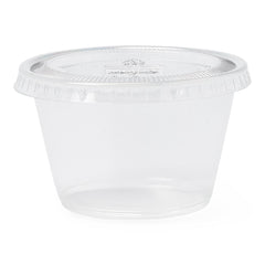 Clear Plastic Souffle Portion Cups - Medical Grade Disposable Containers (1oz, 2oz, 4oz)