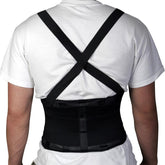 Medline Standard Back Support with Suspender - Professional Grade Lumbar Support Belt for Lifting and Injury Prevention