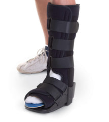 Medline Diabetic Walker - Large Size - Adjustable Medical Boot for Plantar Ulcer Relief & Foot Protection