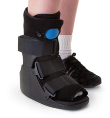 Deluxe Pneumatic Ankle Walker - Short Boot with Adjustable Air Compression for Ankle Sprains, Strains & Fractures