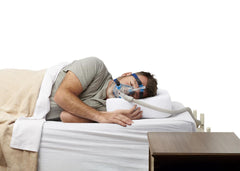 CPAP Pillow with Memory Foam & Side Cutouts - Fiber Filled Sleep Apnea Pillow