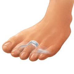 Medline Gel Hammer Toe Crest - Hypoallergenic, Washable, Reusable Toe Cushion (POD14202)