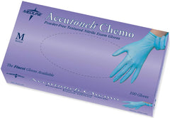 Accutouch Chemo Powder-Free Blue Nitrile Exam Gloves - Medical Grade Protection