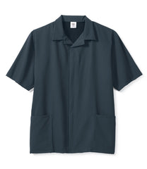 Medline EVS AVE Unisex Scrub Top with Reversible Zipper and Storage Pockets - Professional Medical Apparel