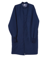 Fluid-Resistant Unisex Barrier Lab Coat - Professional Medical Protection with Reinforced Snap Closure