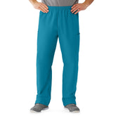 Professional Unisex Cargo Scrub Pants with Elastic Waist - Medical Grade Comfort & Durability