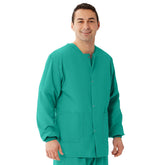 Angelstat Jade Unisex Warm-Up Scrub Jacket - Professional Medical Apparel