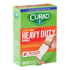 CURAD Extreme Hold Bandages - Heavy Duty Fabric Adhesive Bandages for Maximum Wound Protection
