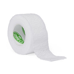 Curad Ouchless Self-Adhering Wrap - Gentle Cohesive Bandage for Sensitive Skin (No Adhesive)