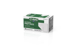 Curad Medium Alcohol Prep Pads - Sterile 70% Isopropyl Alcohol Wipes (2-Ply)