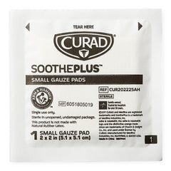 Curad Sootheplus Baking Soda Infused Gauze Pads - Sterile Wound Care Dressing