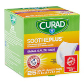 Curad Sootheplus Baking Soda Infused Gauze Pads - Sterile Wound Care Dressing