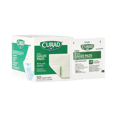 Curad Sterile Pro-Gauze Pads - Premium Wound Care Dressing (Multiple Sizes Available)