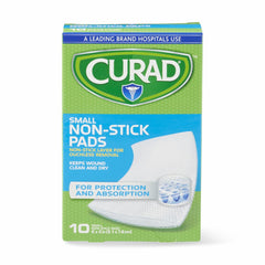 Curad Sterile Nonstick Pads - Premium Wound Care for Cuts, Burns & Post-Surgical Healing