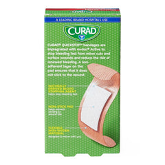 Curad Quick Stop Bandages - Advanced Bleeding Control Technology for Fast Wound Care