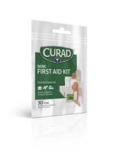 CURAD Mini First Aid Kit - Compact Emergency Medical Supply Kit for Home, Travel & Outdoor Activities