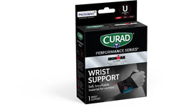 Universal Wraparound Wrist Support with Microban Antimicrobial Protection - Adjustable Compression Brace for Carpal Tunnel, Sprains & Strains