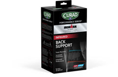 Curad Performance Series Ironman Back Support with Infrared Technology - Adjustable Compression & Hot/Cold Therapy