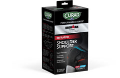 Curad Performance Series Ironman Shoulder Support with Infrared Technology - Adjustable Compression & Hot/Cold Therapy