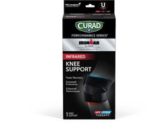 Curad Performance Series Infrared Knee Support - CELLIANT Technology for Pain Relief & Recovery