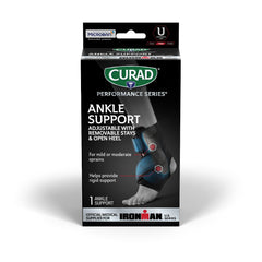 Performance Series Ankle Support Brace with Removable Stays - Universal Fit