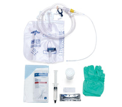 Sterile Foley Catheter Insertion Tray with Povidone-Iodine Swabsticks - Complete Kit